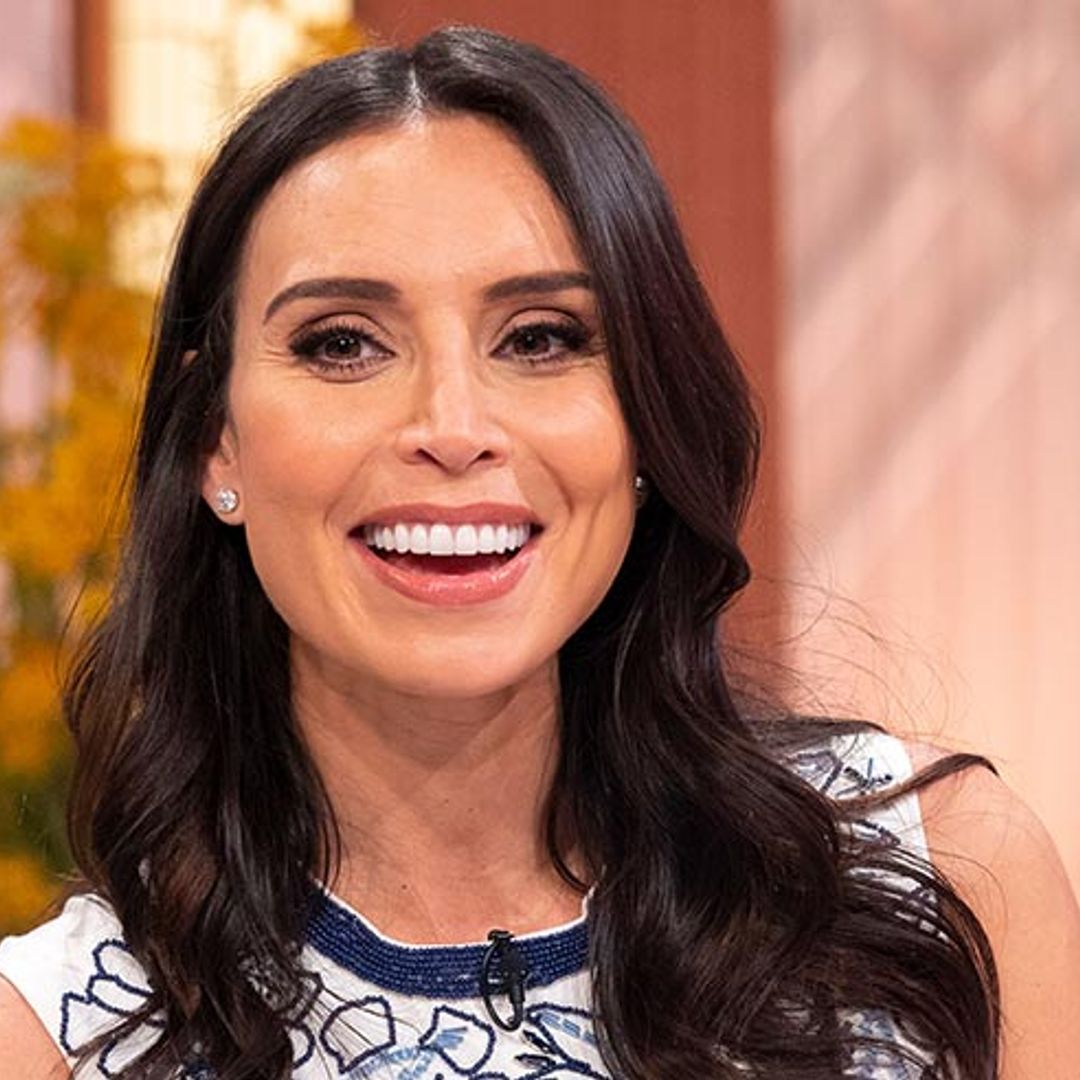 Viewers go wild over Christine Lampard's growing baby bump!