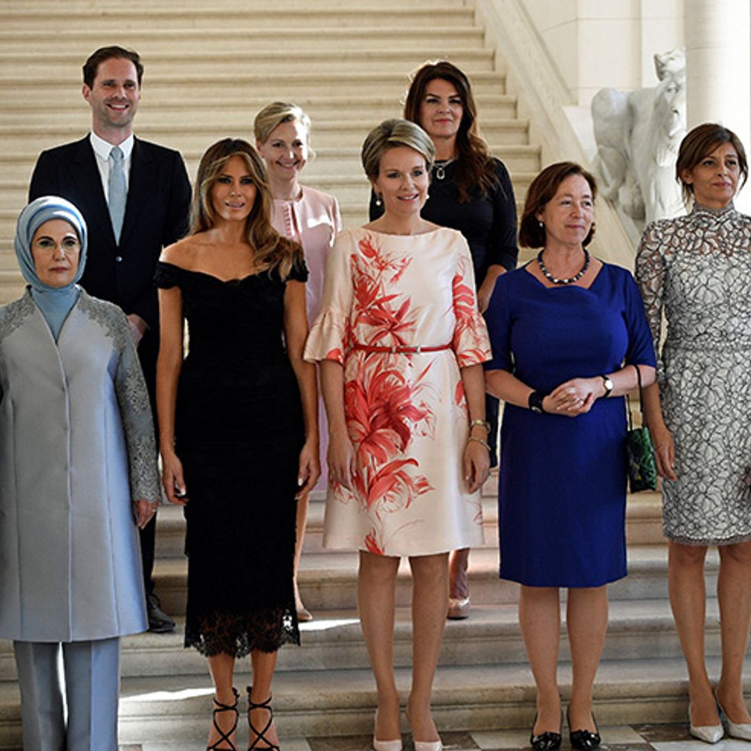Melania Trump meets the first First Gentleman of Luxembourg