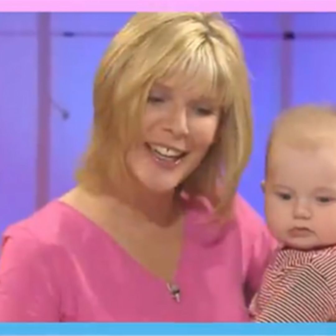 Watch Ruth Langsford introduce her baby son Jack on Loose Women in throwback video