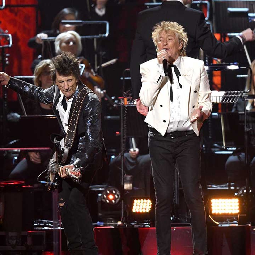Rod Stewart dedicates BRITs performance to this surprising woman – and it's not wife Penny!