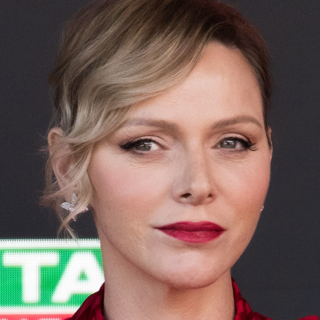 Princess Charlene just wore a modern wedding dress at the Grand Prix 2025