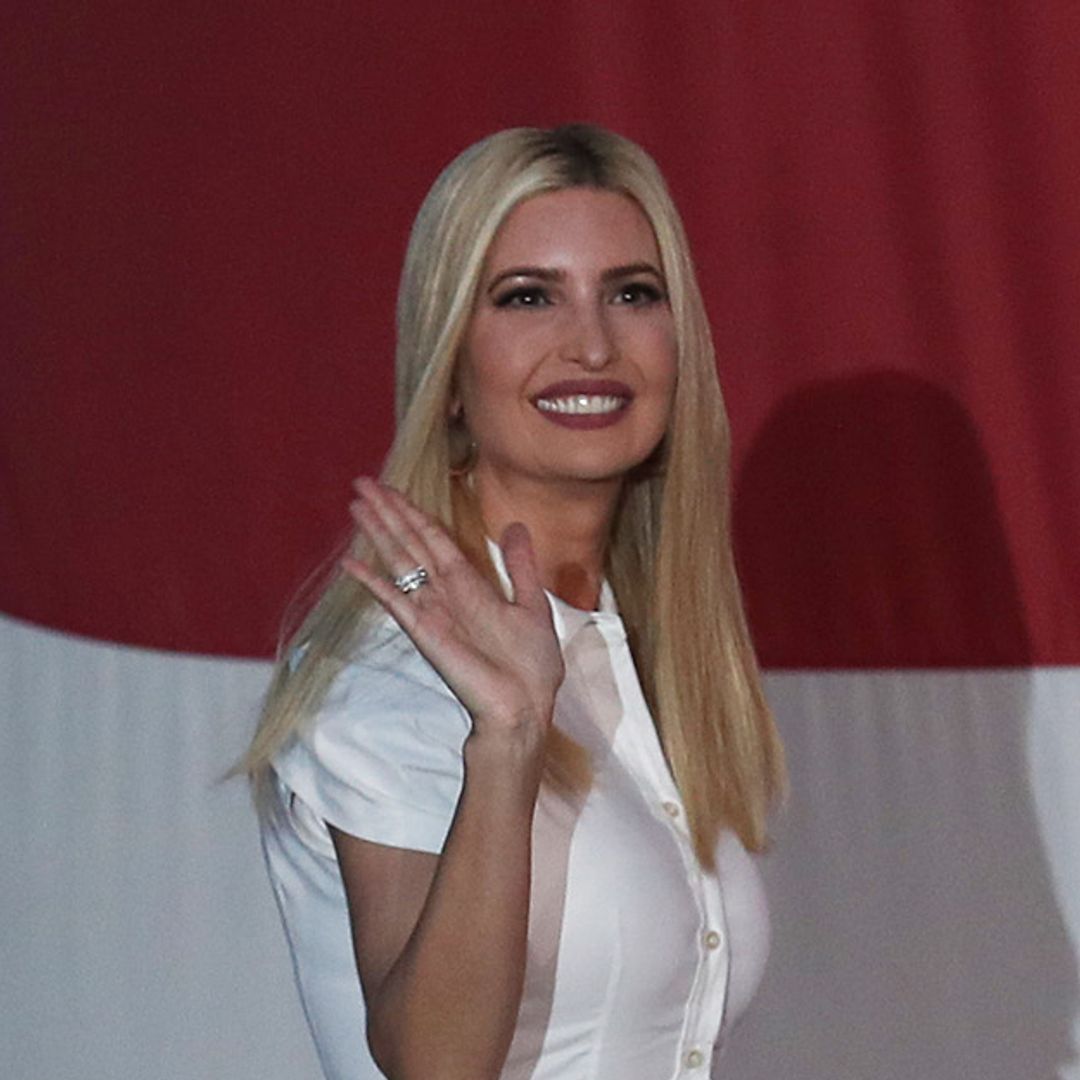 Ivanka Trump towers to new heights as she shows off model stature ahead
