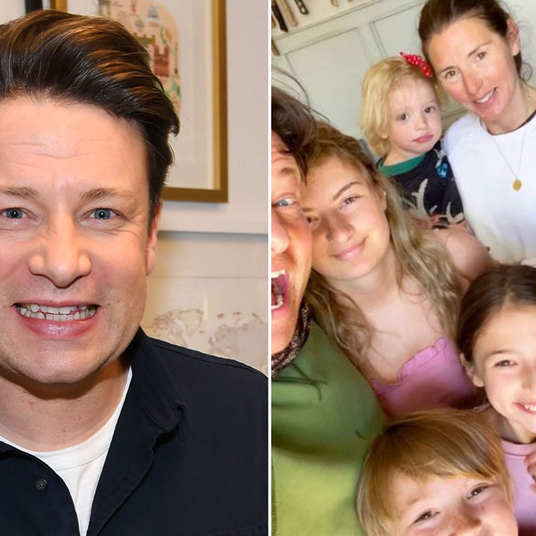 Jamie Oliver delights fans with gorgeous never-before-seen family photo