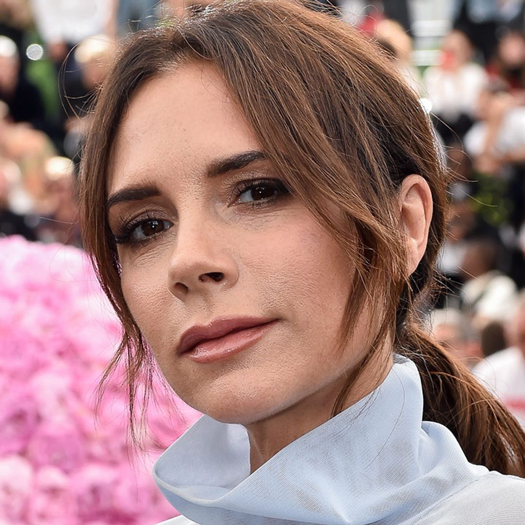 Victoria Beckham just floored us with her shiny satin new dress