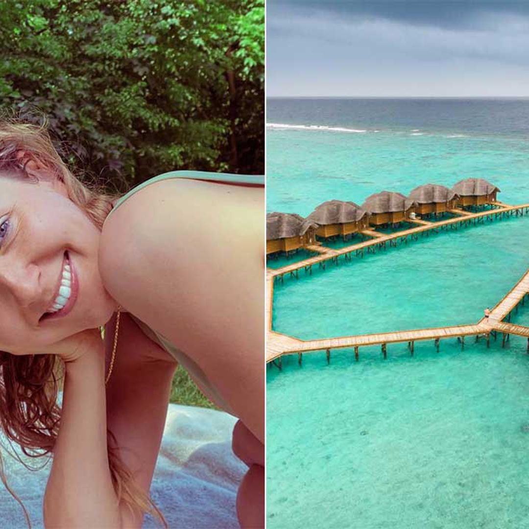 Strictly's Rose Ayling-Ellis wows in bold bikini for luxe Maldives getaway