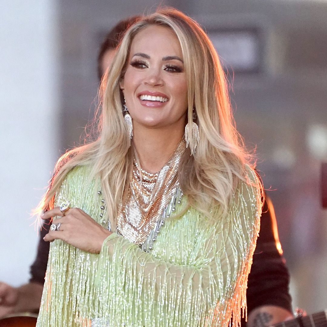 Carrie Underwood celebrates family first with cute updates