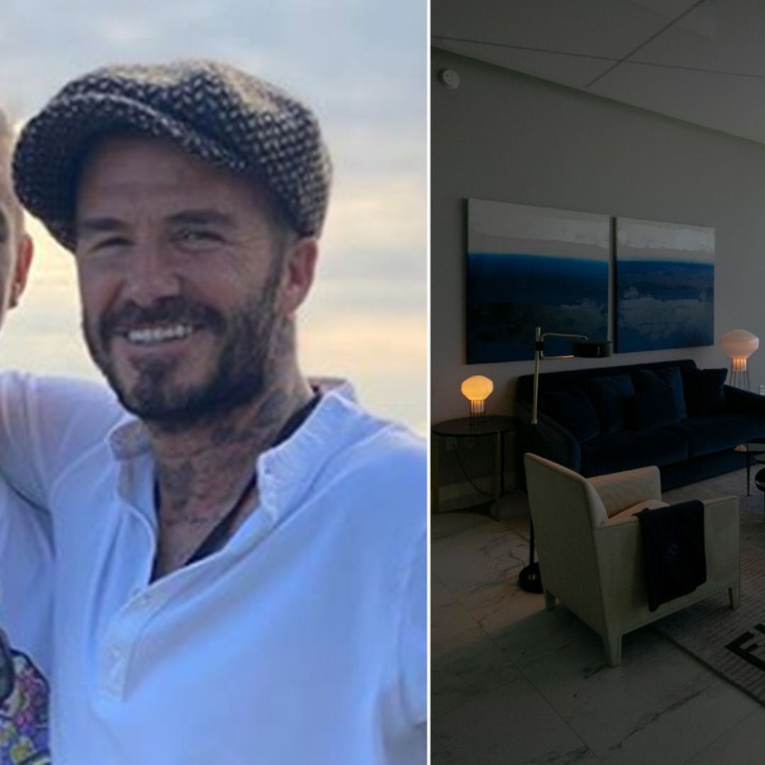 Romeo Beckham reveals incredible living room at David and Victoria's rarely-seen £19million Miami home