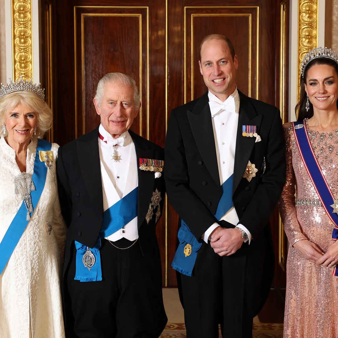 King Charles, Queen Camilla play host with Prince William and Princess Kate at glittering palace reception