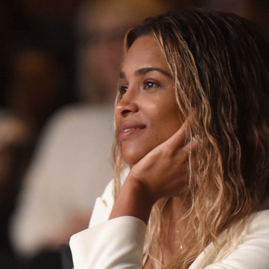 Pregnant Ciara goes make-up free for red carpet event with husband Russell Wilson