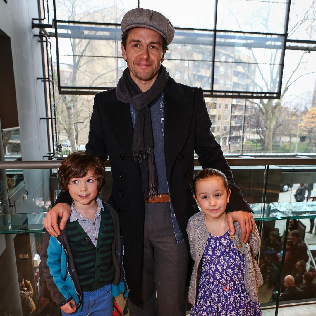 Johnny Ovenden ,Julian Ovenden and Audrey Ovenden , attend the Gala performance of Matthew Bourne's Sleeping Beauty at Sadler's Wells theatre December, 2015 in London, England.