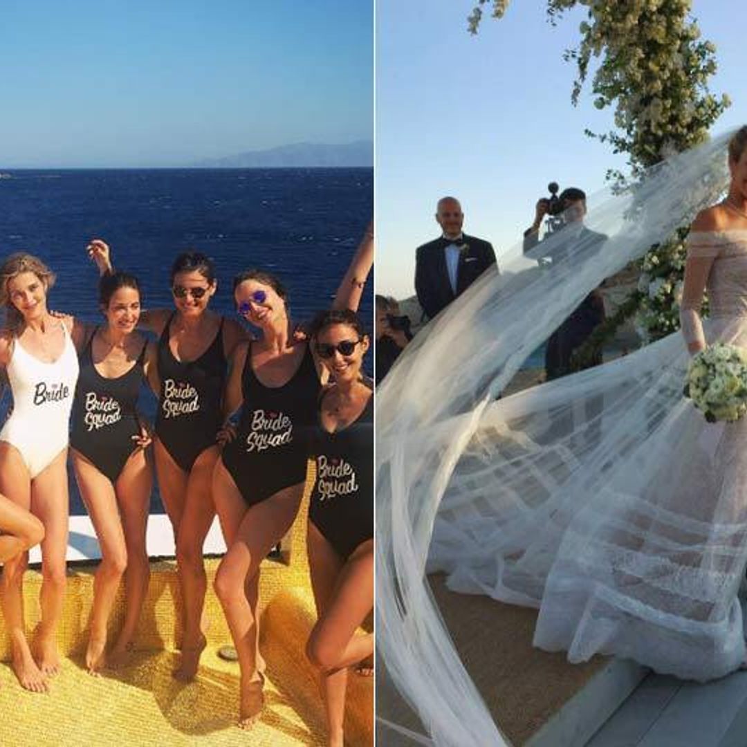Victoria’s Secret model Ana Beatriz Barros’ incredible Greek wedding