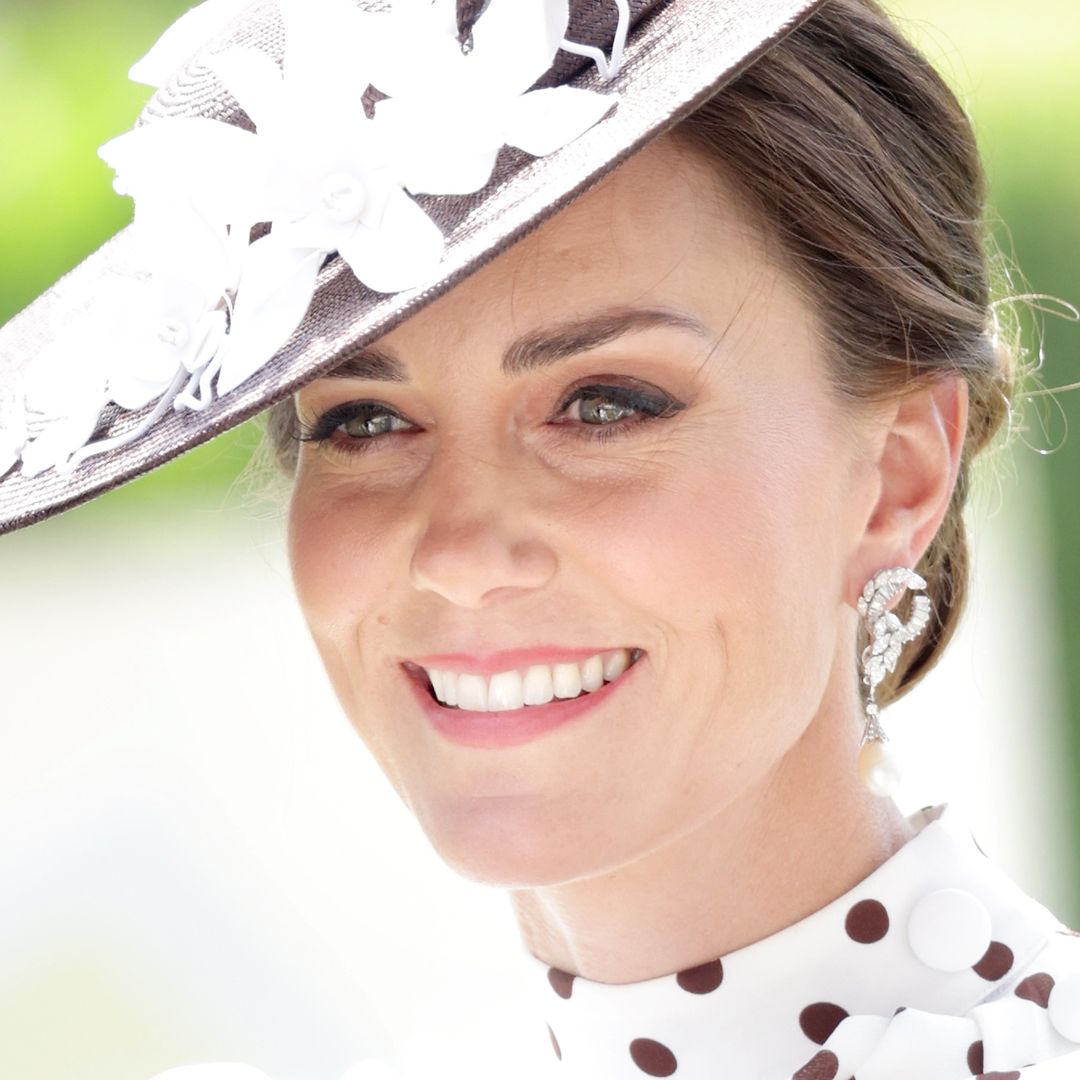 Princess Kate's stylist Natasha Archer seen at Ascot 2025 - 'borrowing' the royal's most famous dress