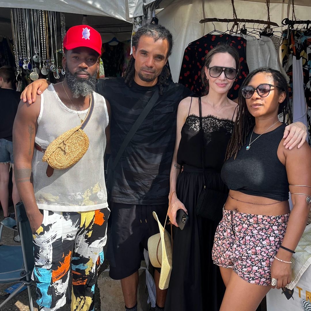 Angelina Jolie sparks debate as she makes radiant appearances with British rapper Akala