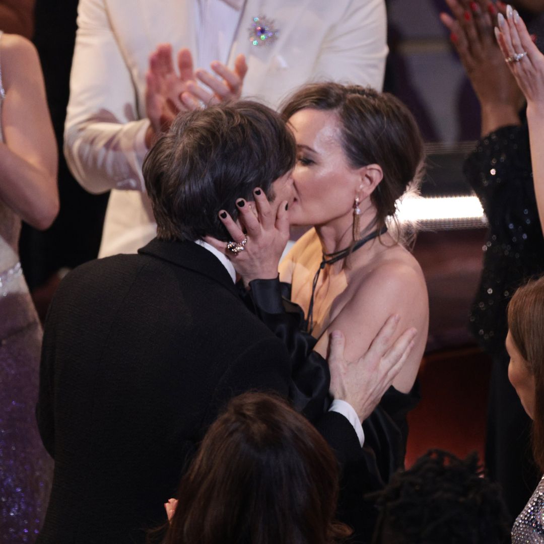 Watch Cillian Murphy and wife Yvonne share passionate kiss as he wins Best Actor at  2024 Oscars