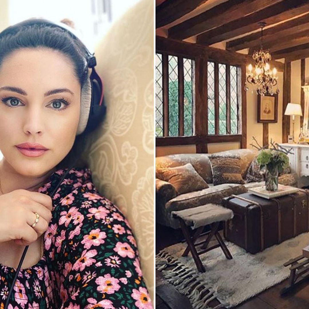 Inside Kelly Brook's incredible living room at £3million London home