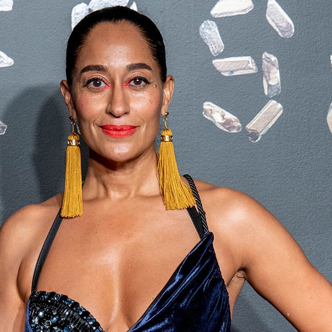 Tracee Ellis Ross stuns fans as she showers in knotted green bikini
