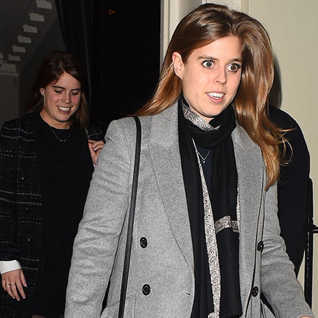 Princess Eugenie celebrates engagement with sister Beatrice