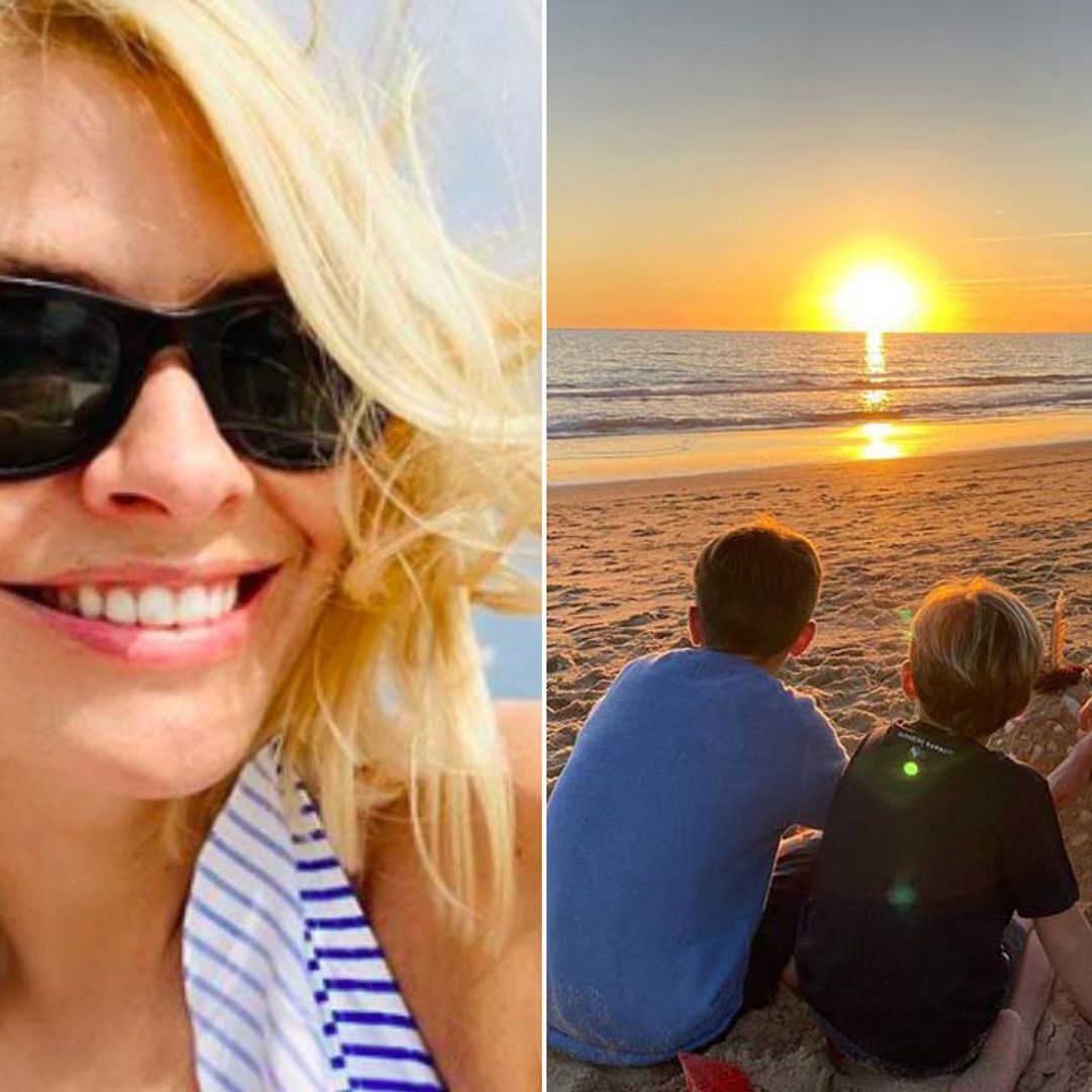 Holly Willoughby unveils children's incredible new skills during family holiday