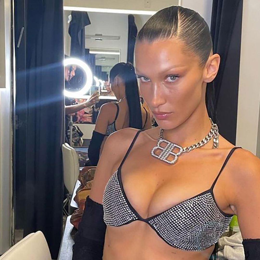 Bella Hadid sports ultra-luxe Balenciaga look for new music video role 