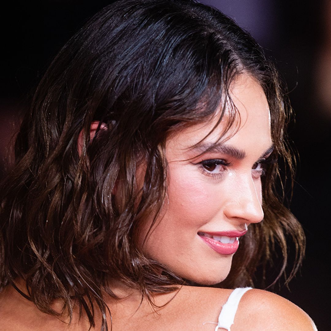 Lily James turns heads in semi-sheer gown with stunning detail
