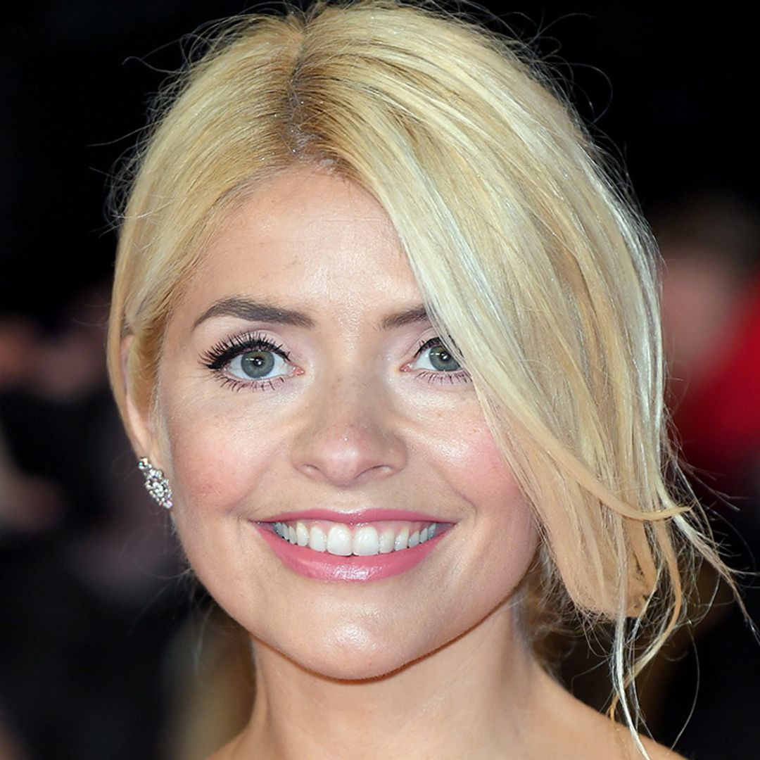Holly Willoughby's black and pink dress is the stuff dreams are made of