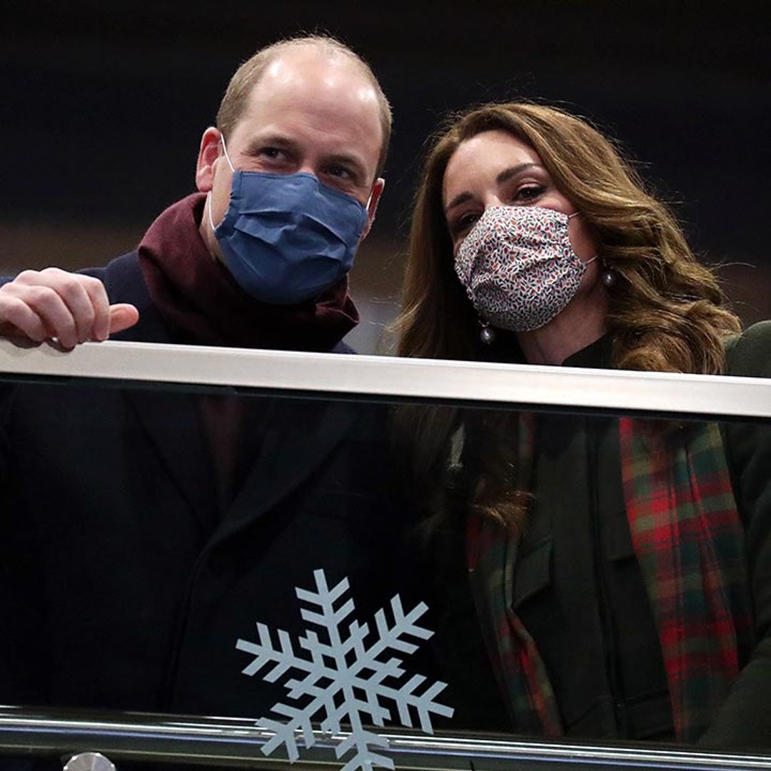 Prince William and Kate Middleton kick off festive UK tour with special guest