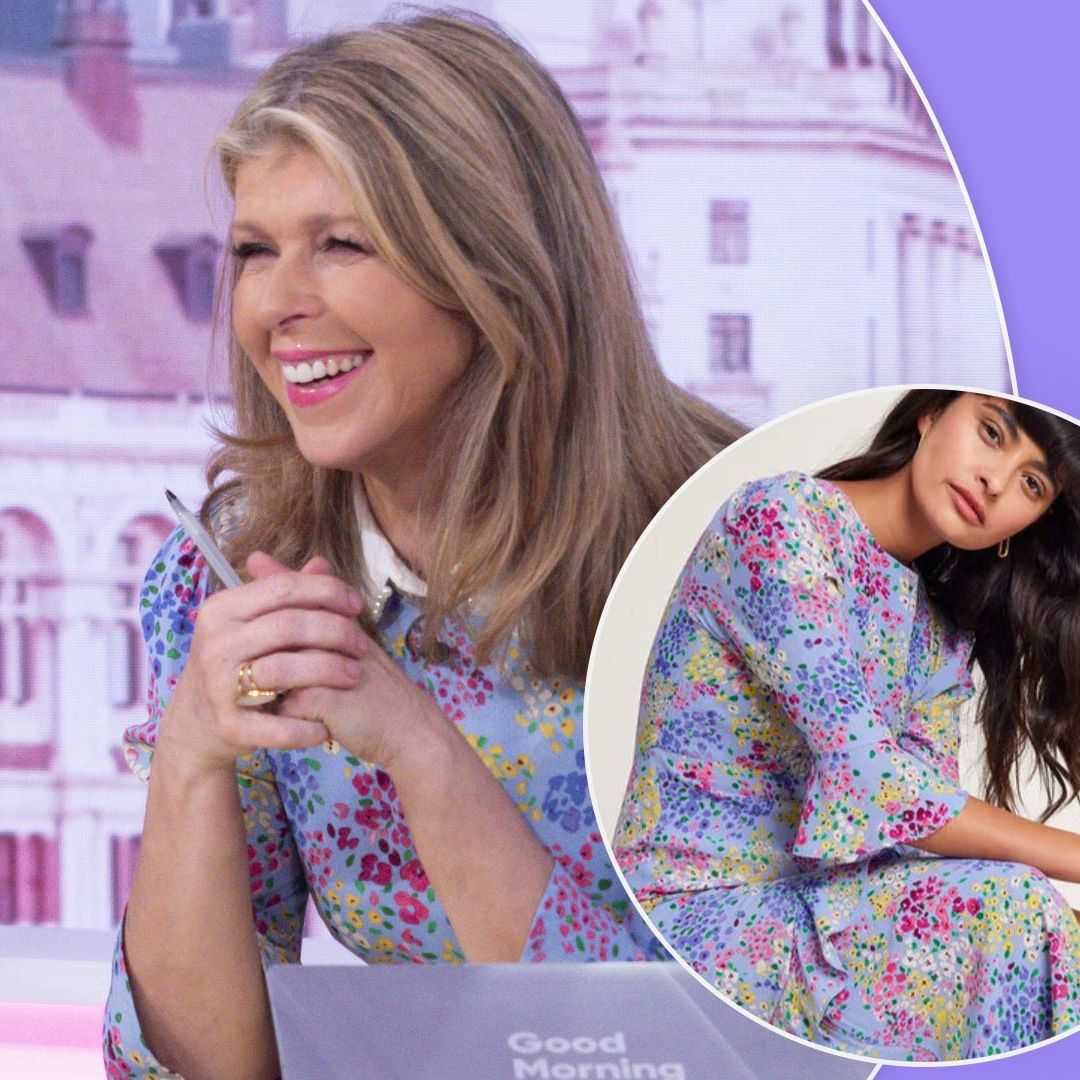 Kate Garraway's super flattering ditsy floral dress is 50% off in the summer sale