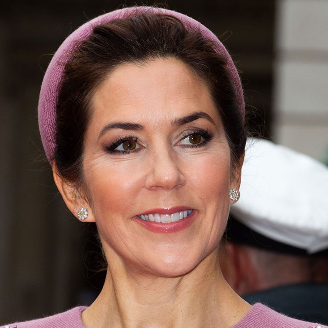 Crown Princess Mary commands attention in bold pink look