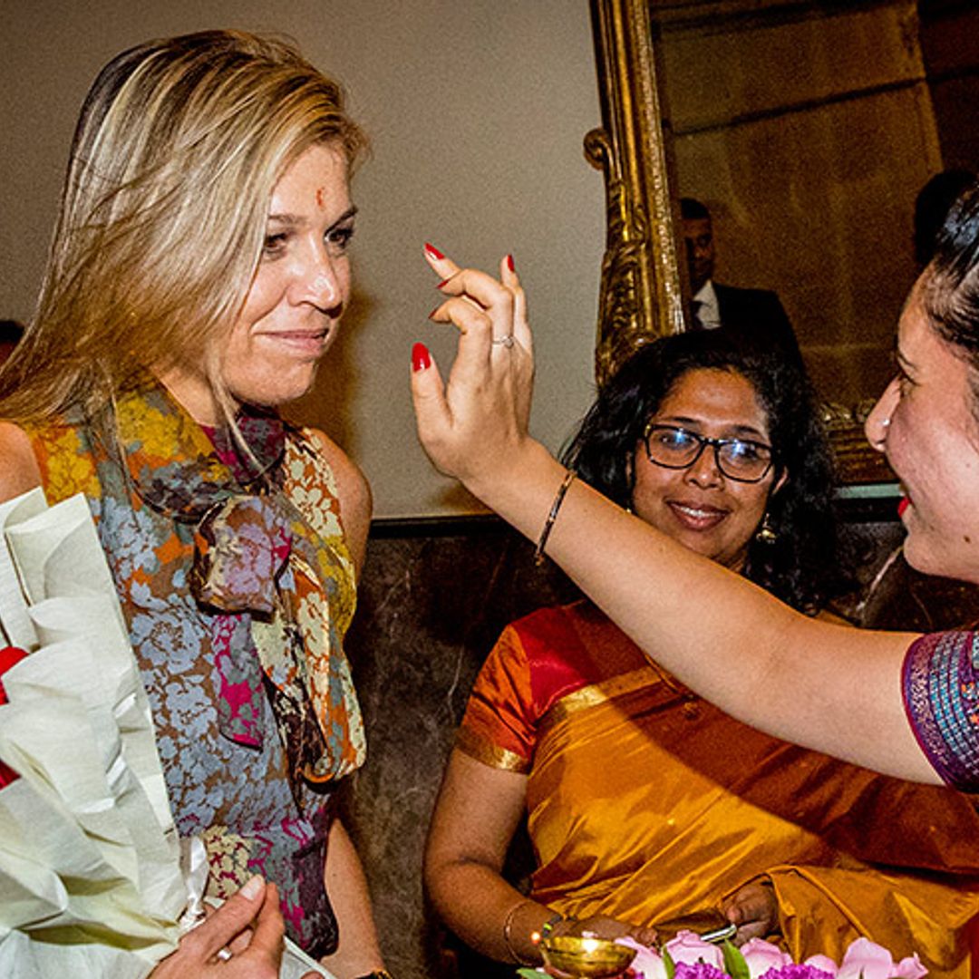 You've got to see Queen Maxima's stylish outfits as she tours India