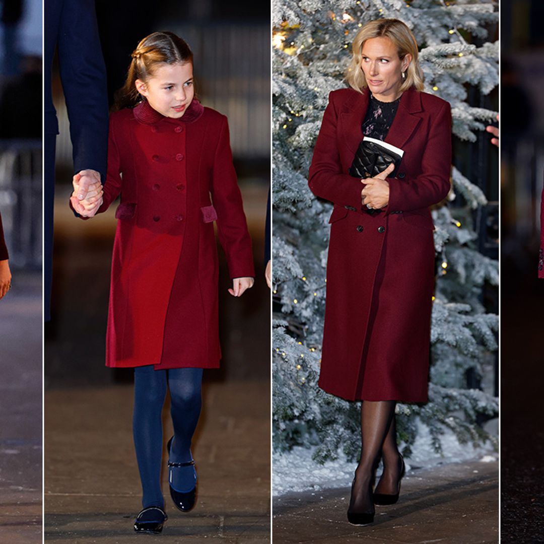 Why royal ladies wore burgundy at Princess Kate's Christmas carol concert