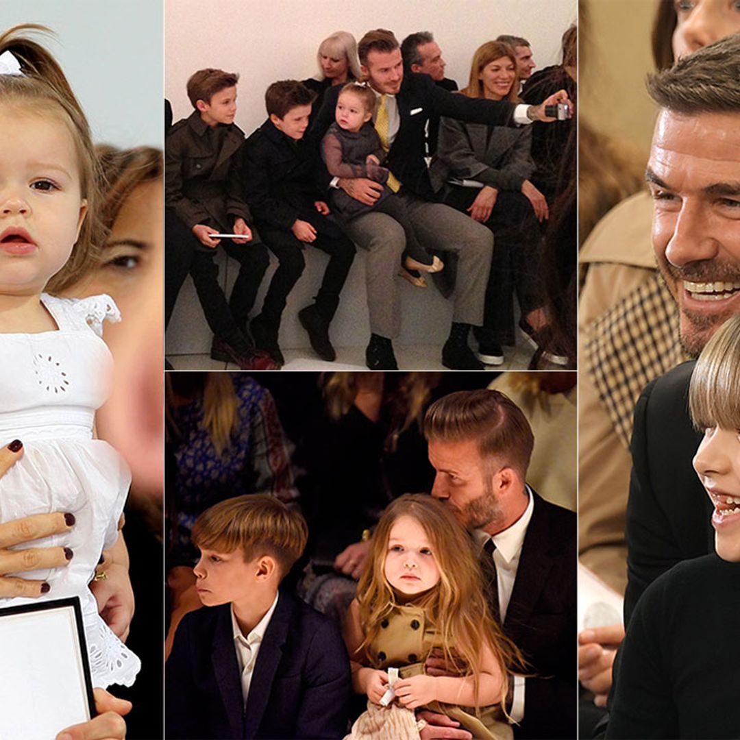 Harper Beckham is a mini style muse in £2.9k jewels with David Beckham ...