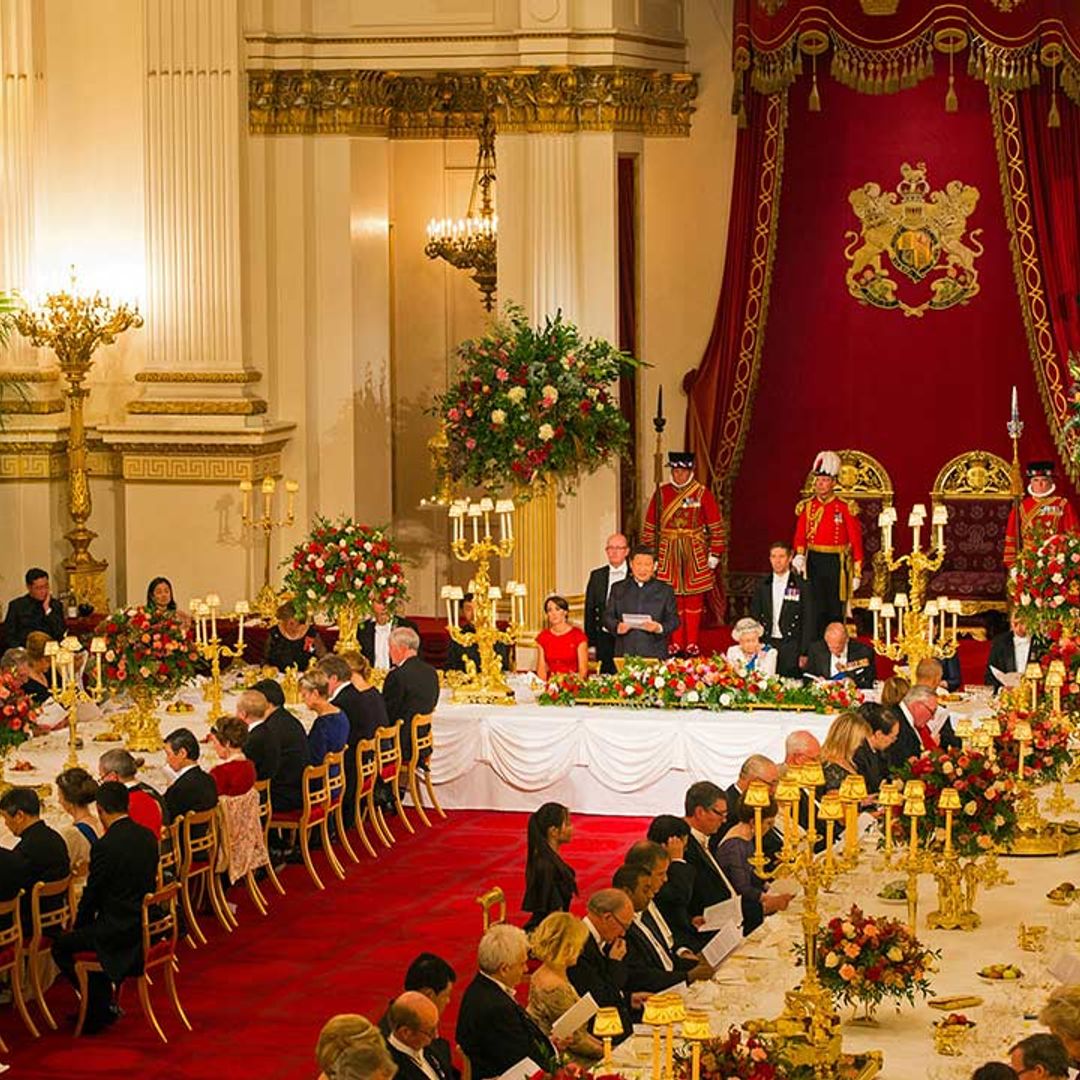 The Queen's surprising dining table rule that all guests must follow