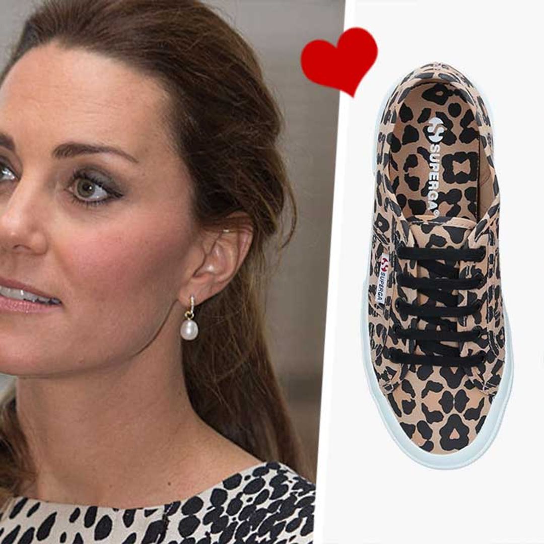 Kate Middleton's favourite trainers now come in leopard print
