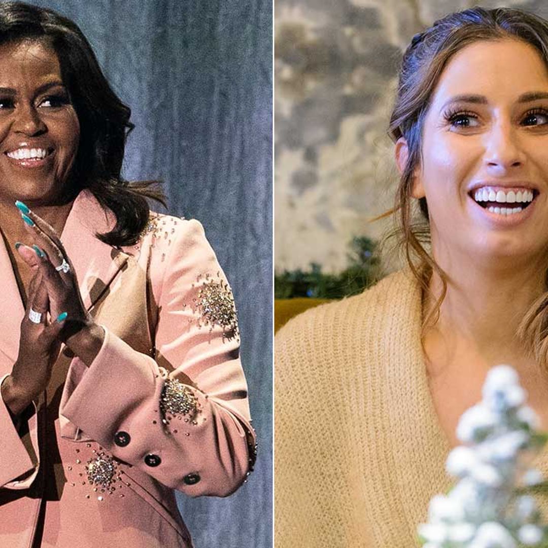Stacey Solomon's 'day made' as Michelle Obama shares post about her 