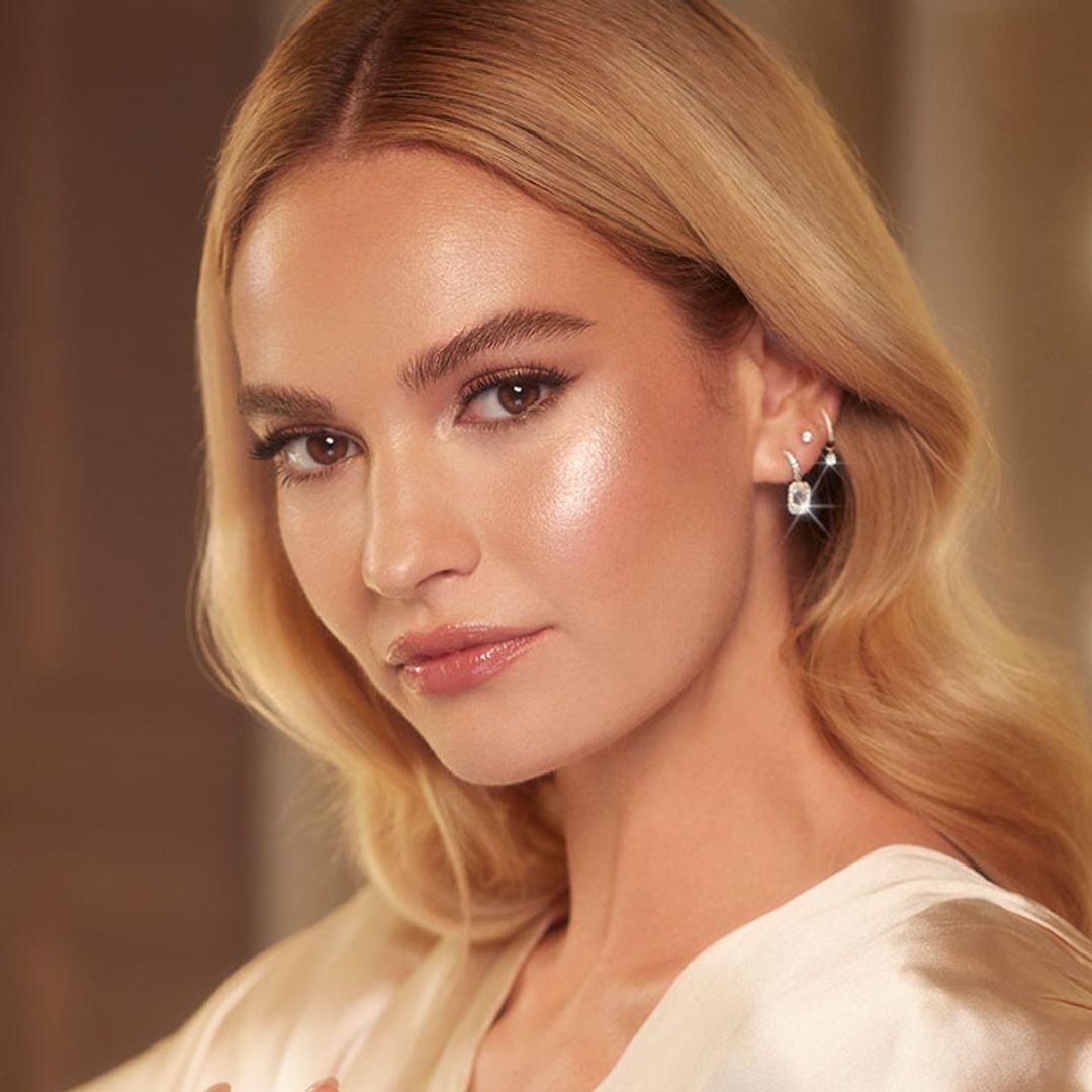 Lily James reveals the moisturiser she's totally "obsessed" with 