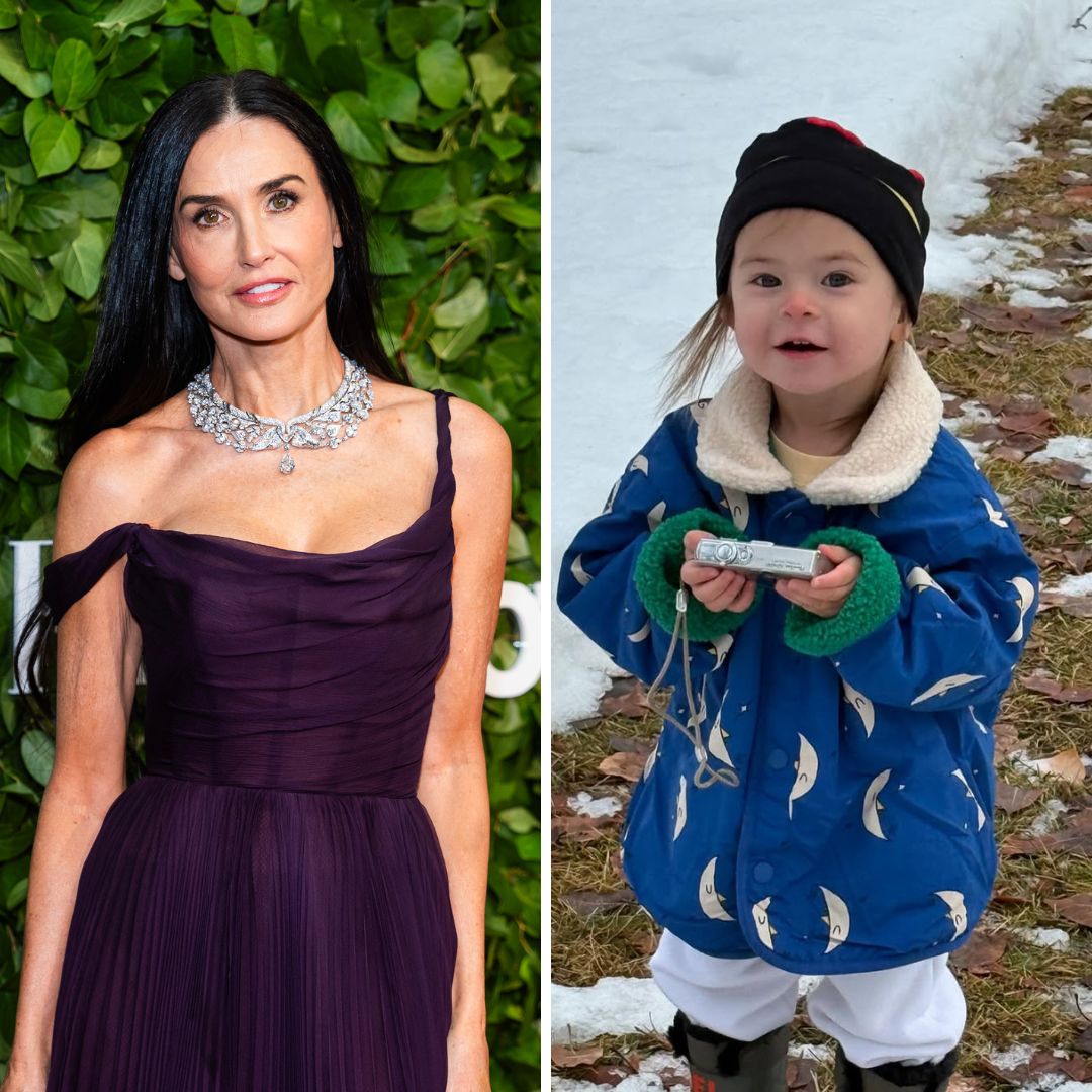 Demi Moore's adorable snow day with granddaughter Lou will warm your heart