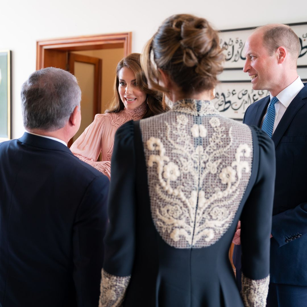WATCH: Princess Kate curtsies to Queen Rania at Jordan royal wedding
