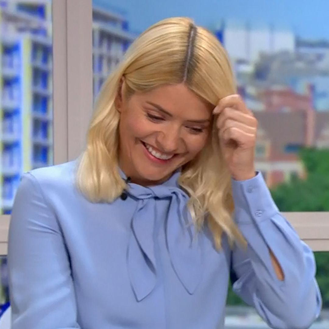 Holly Willoughby left red-face after Phillip Schofield embarrasses her during interview with actor