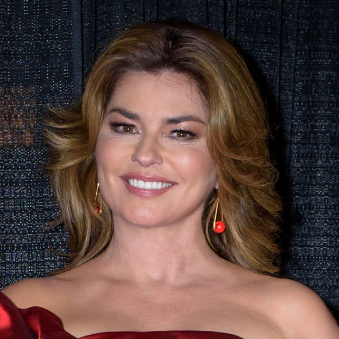 Shania Twain looks amazing in ab-baring crop top and double denim - but it's not what you think