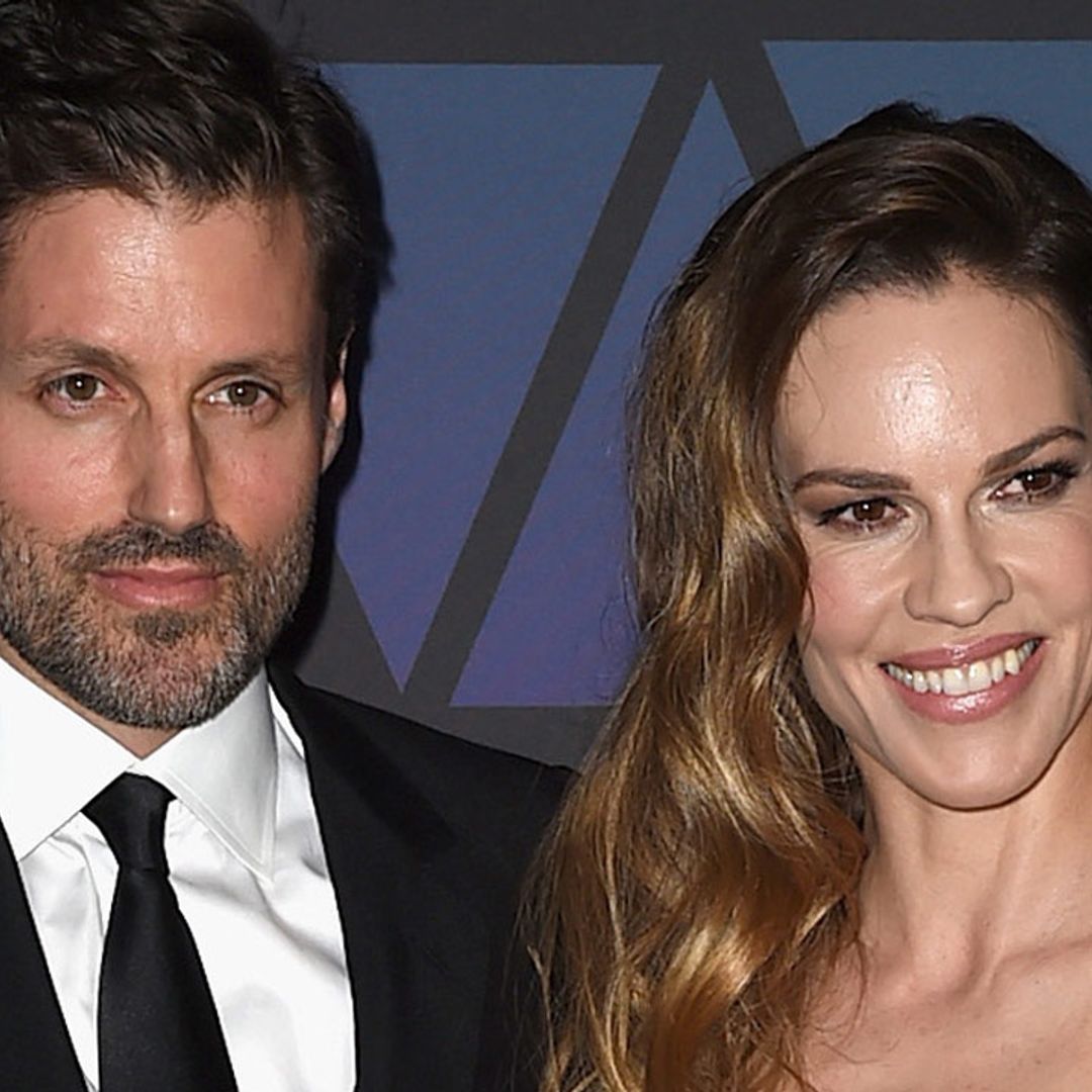 Hilary Swank's rarely-seen second wedding dress revealed in unearthed photo
