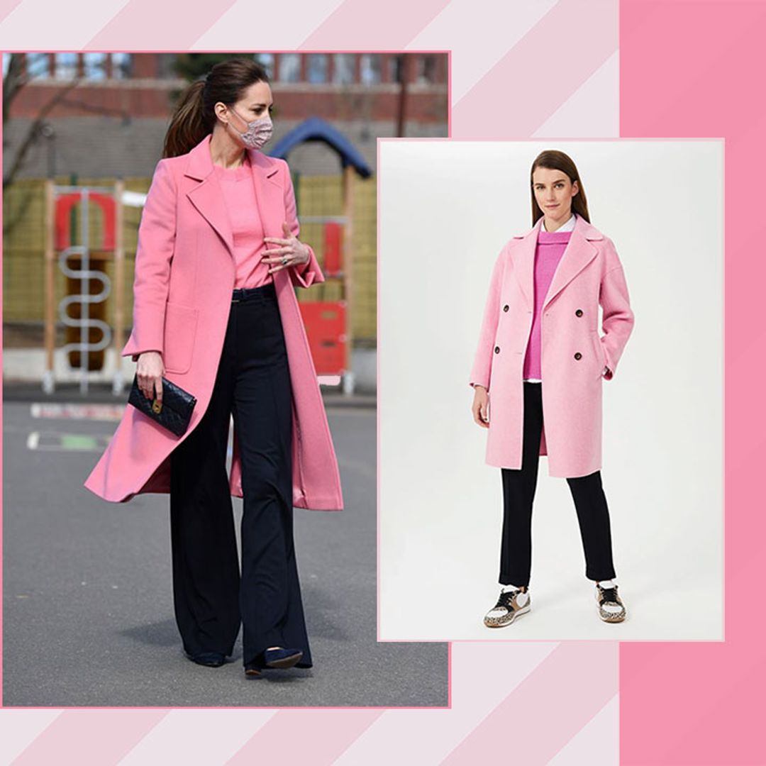 Loved Kate Middleton's bubblegum pink coat? The high street is full of  lookalikes