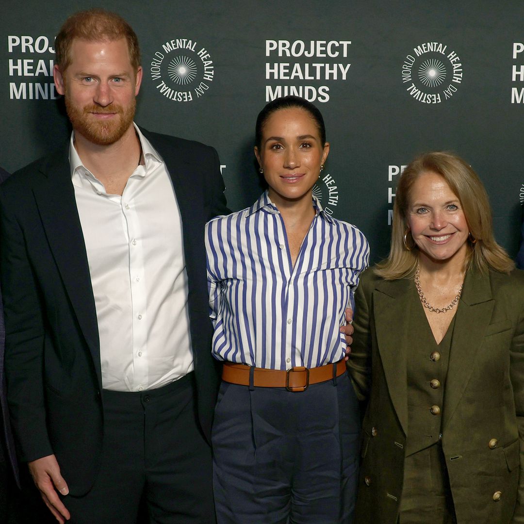 Prince Harry and Meghan Markle praised by Katie Couric for 'extraordinary' work and 'not just giving it lip service'