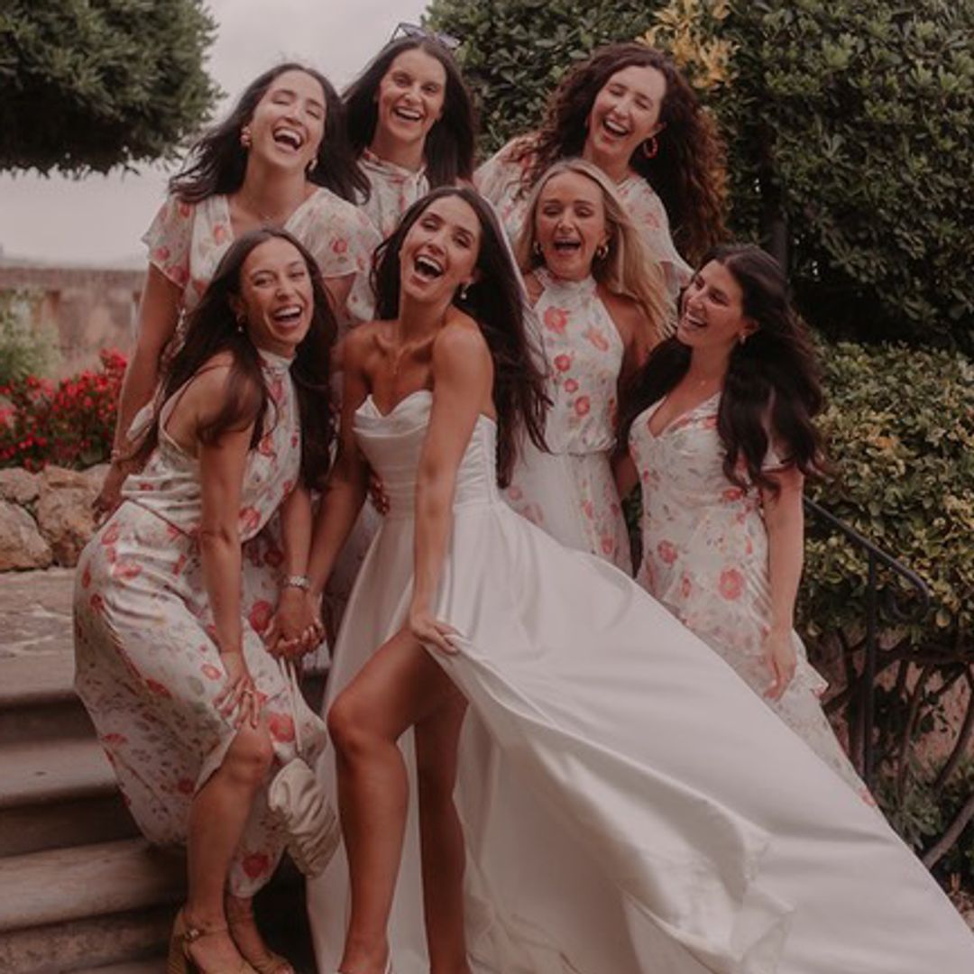'I work in fashion PR and I'm so happy I chose floral bridesmaid dresses for my bridal party - zero regrets'