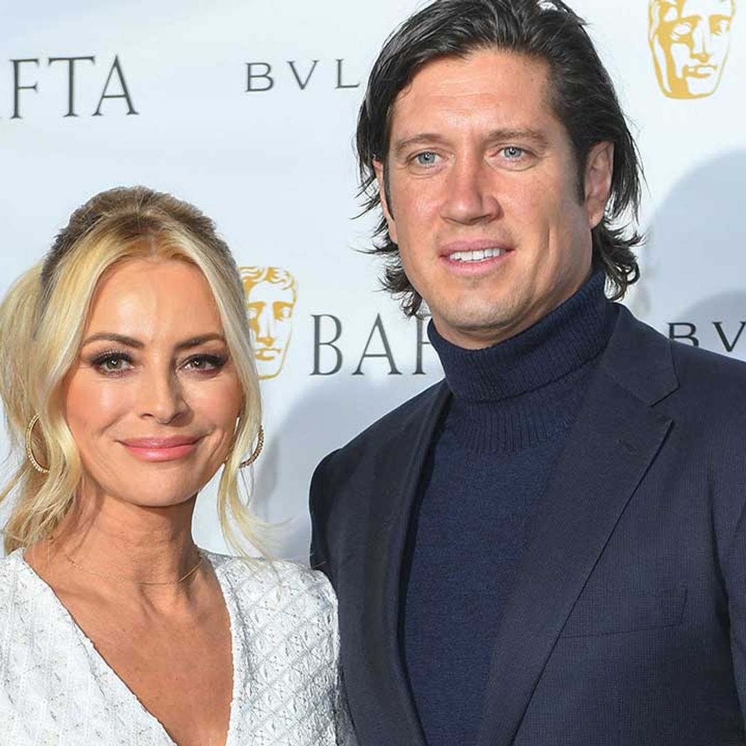 Tess Daly steals the show in stunning mini dress on date night with Vernon Kay