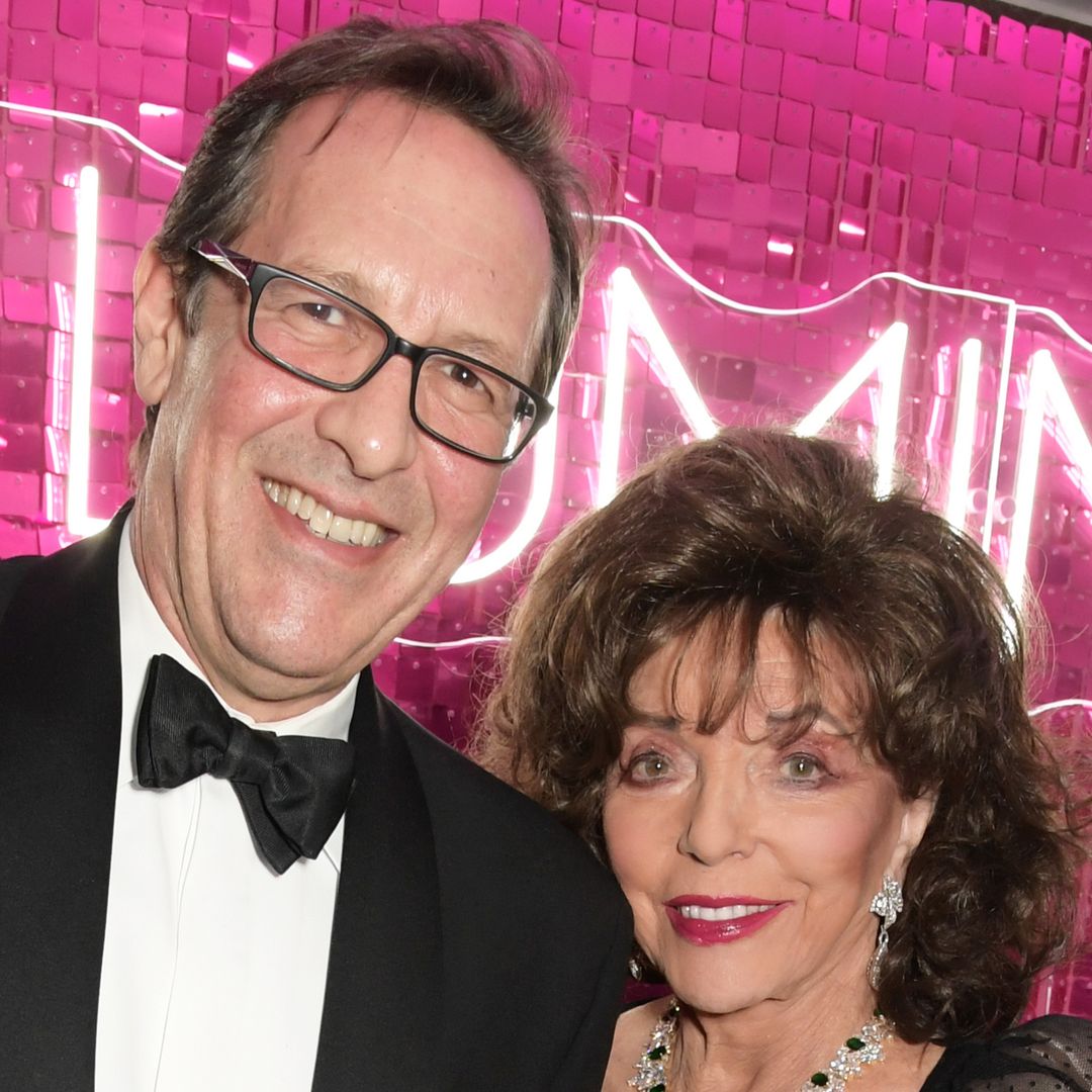 Joan Collins, 91, looks so chic in LBD on date night with husband Percy