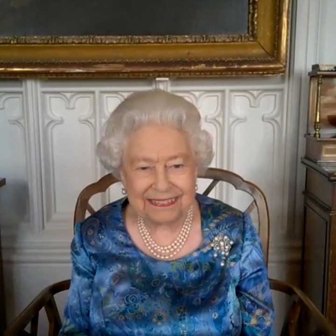 The Queen left most amused by serviceman's exercise regime during video call