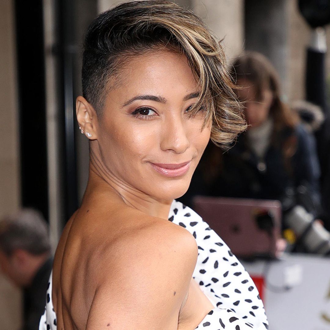 Strictly's Karen Hauer stuns in sheer backless bridal dress in intimate wedding photos