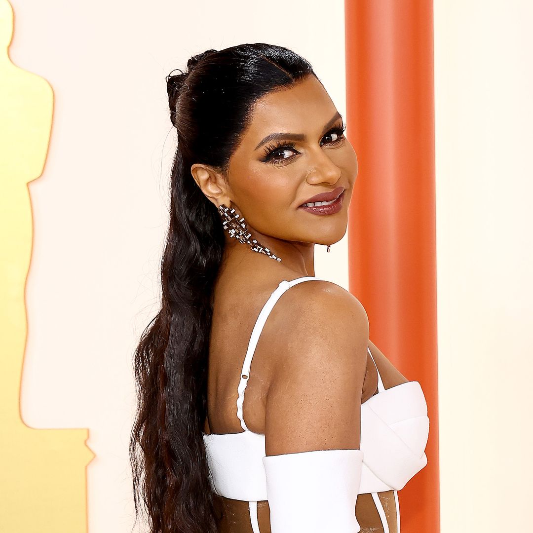 Mindy Kaling wows in plunging jumpsuit and sky-high heels – and it's dazzling