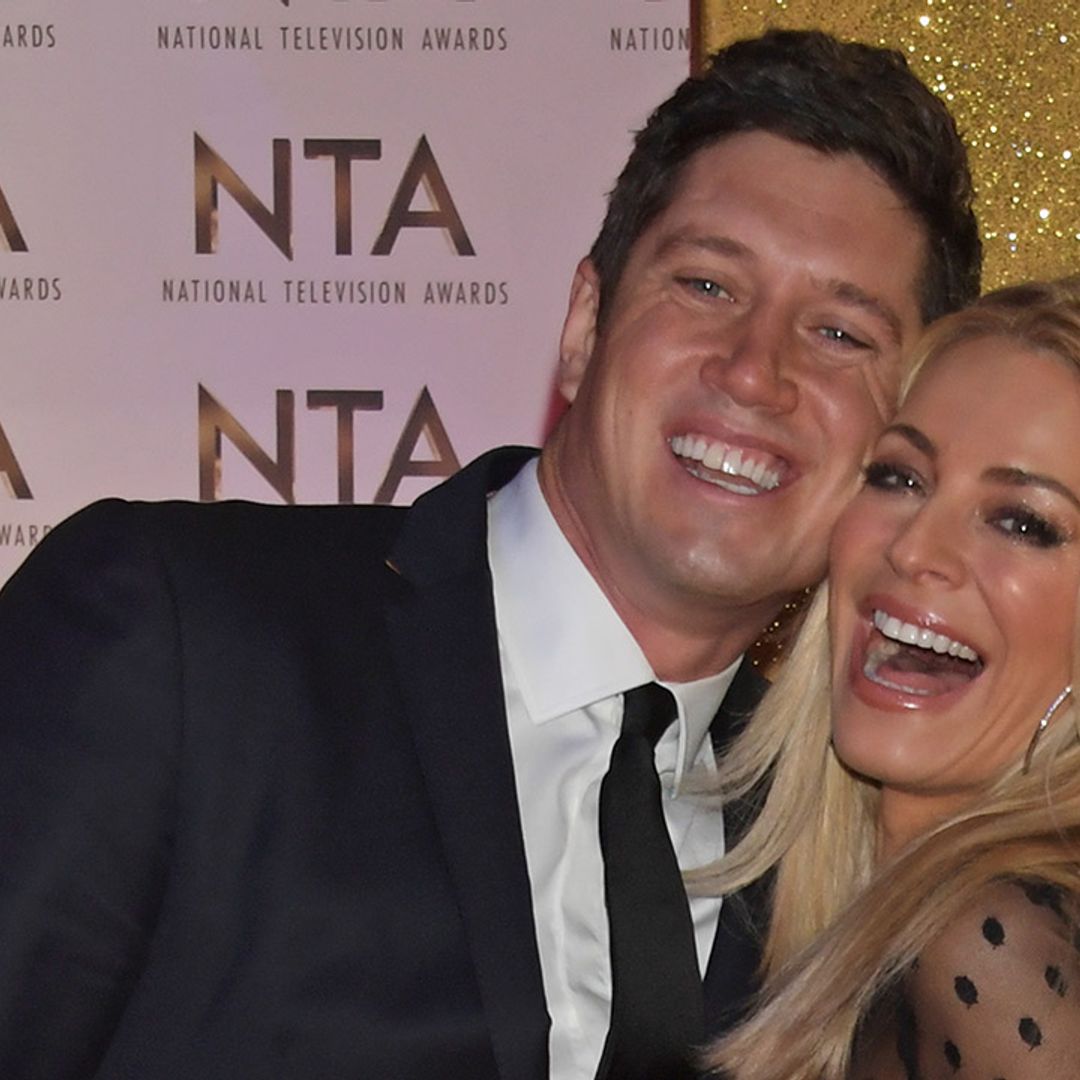 Tess Daly looks magnificent in her daughter's dress on romantic date night