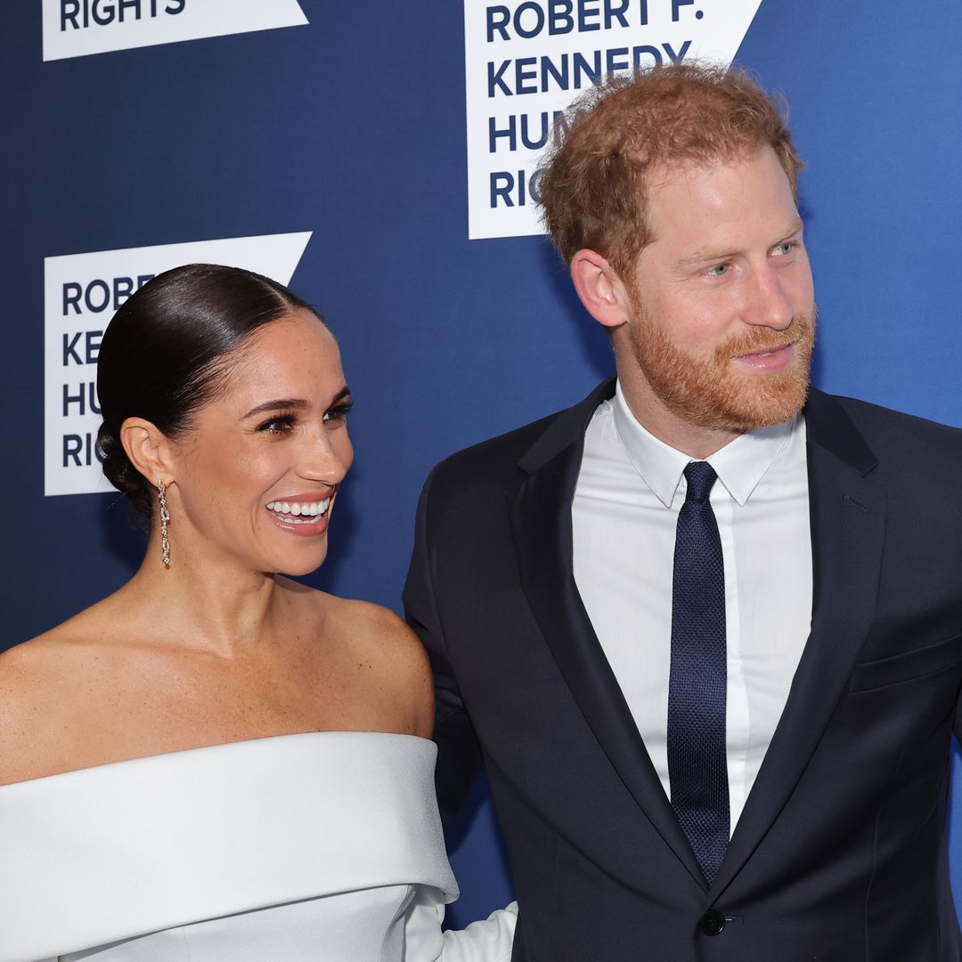 Teary-eyed  Prince Harry overcome with emotion after Meghan Markle appears on stage in Netflix show